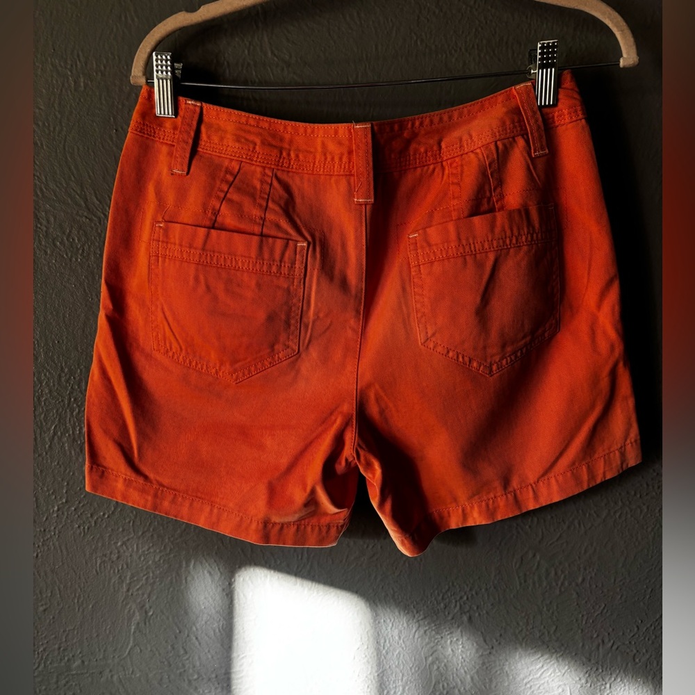 Bass Pro Shops Natural Collections Cotton Shorts Coral Casual Summer Size 4 - Picture 3 of 11